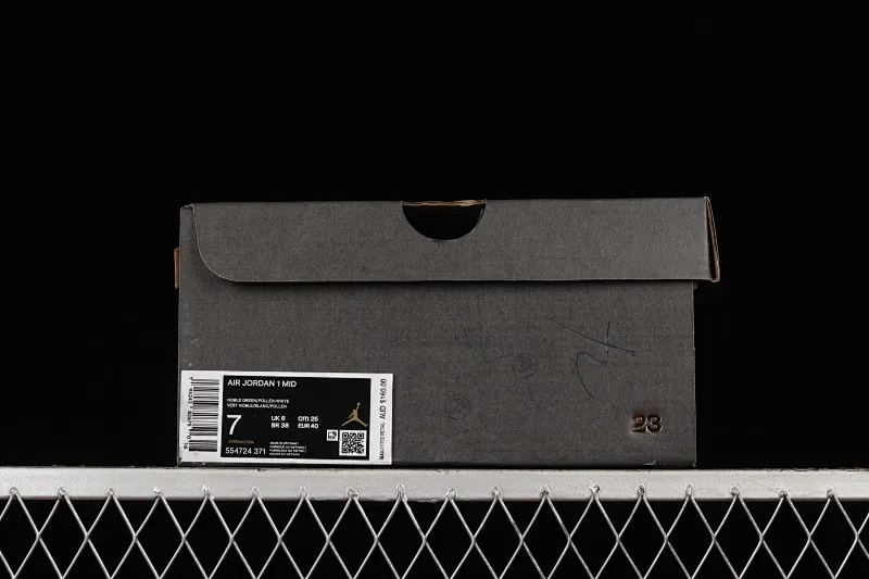 All categories Air Jordan Jordan series basketball shoes Air Jordan 1 Mid Air Jordan 1 Mid "Green Yellow" AJ1 Joe 1 white green yellow Seattle Supersonics 554724-371